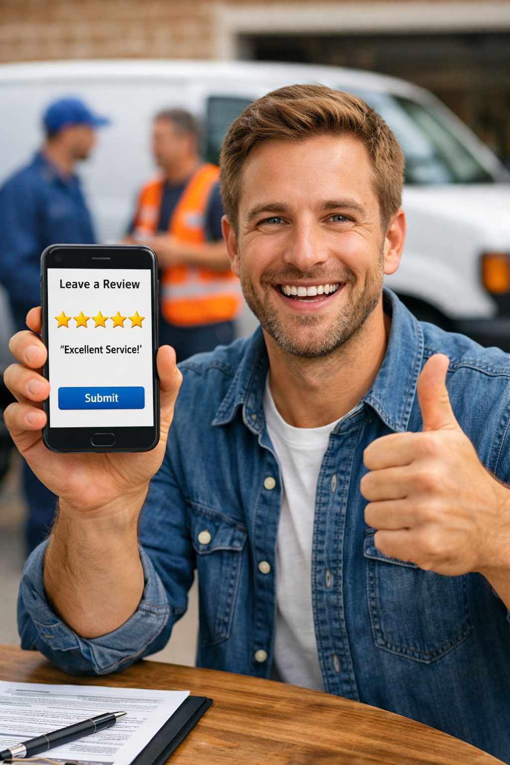 man in blue white and red plaid button up shirt wearing yellow hard hat holding black